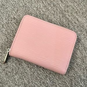 Louis Vuitton Sakura Pink Epi Leather Zippy Coin Purse